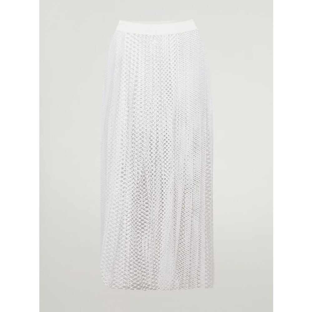 NWT Wolford Fading Net Skirt White L - Picture 2 of 16
